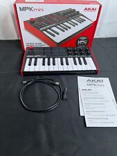 Controlador de teclado AKAI Professional MPK Mini MK3 preto vermelho 25 teclas USB MIDI comprar usado  Enviando para Brazil