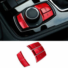 Para BMW 3 4 Series GT 2013-2018 console de alumínio vermelho botão interruptor adesivo acabamento comprar usado  Enviando para Brazil