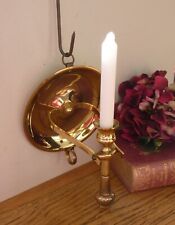Brass candlestick chamberstick for sale  Shipping to Ireland