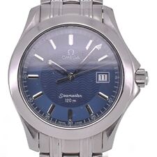 Usado, Relógio masculino OMEGA Seamaster 120M 2511.81 data mostrador azul quartzo B#129347 comprar usado  Enviando para Brazil