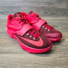 Tênis de basquete Nike KD 7 masculino treinador 11,5 vermelho tênis personalizado Nike ID 2014 comprar usado  Enviando para Brazil