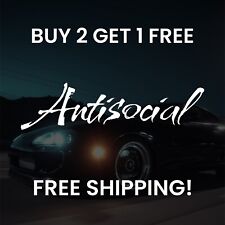 Adesivo de vinil anti-social Banner adesivo de vinil JDM Euro KDM USDM, usado comprar usado  Enviando para Brazil