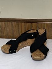Black wedge sandals for sale  New Plymouth