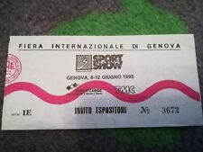 Biglietto ticket fiera usato  Viareggio