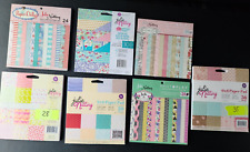 Usado, Lote de 7 almofadas de papel cartão para scrapbook Julie Nutting 6 x 6 comprar usado  Enviando para Brazil