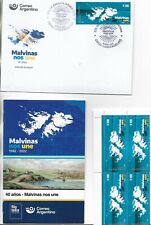 #75103 ARGENTINA 2022 MALVINAS (MALVINAS) 40° AÑOS GUERRA RECORDAR MAPAS COMBO segunda mano  Argentina 