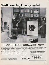 1959 Nueva lavadora duomatica Philco nunca engarzar la ropa de nuevo anuncio impreso vintage  segunda mano  Embacar hacia Argentina