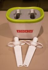 Zoku Quick Pop Maker with 2 Popsicle Sticks & 2 Drip Guards Green for sale  Shipping to South Africa