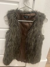 Faux fur vest for sale  Argyle