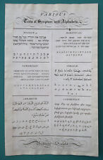 Penmanship alphabets hebrew for sale  Manassas
