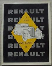 Renault 10cv vivaquatre d'occasion  Expédié en Belgium