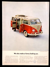 Volkswagen Bus Station Wagon original 1961 anuncio impreso vintage segunda mano  Embacar hacia Argentina