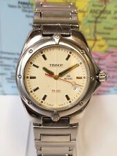 TISSOT QUARTZO MOSTRADOR CREME P150/250 SUÍÇO MASCULINO ESTADO DE FUNCIONAMENTO COMPLETO VINTAGE comprar usado  Enviando para Brazil