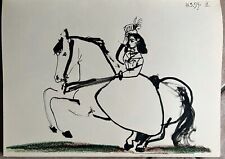 Pablo Picasso - Litografia vintage originale anno 1961 - Toros y Toreros na sprzedaż  Wysyłka do Poland