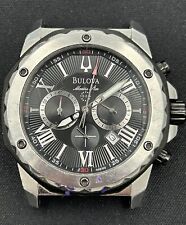 Reloj de cuarzo para hombre Bulova Marine Star cronógrafo 100M '98B106' - garrapatas - sin banda, usado segunda mano  Embacar hacia Mexico