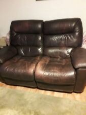 Seater leather lazy for sale  COLNE