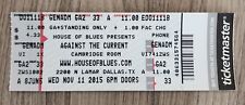 Concert ticket stub for sale  Boston