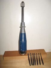 VINTAGE WARDS POWR-KRAFT PUSH DRILL No 84-3741  w/7 BITS - USA - NICE for sale  Shipping to South Africa