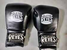 Usado, Luvas de boxe profissionais Cleto Reyes 12 oz preto e branco feitas no México comprar usado  Enviando para Brazil