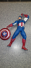 Usado, Figura de acción Marvel Avengers Capitán América 2012 10" Talking, Shield Throw. Re segunda mano  Embacar hacia Mexico