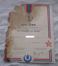 Diplome militaria medaille d'occasion  Prades