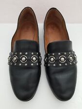 Mocasines negros de cuero Frye para mujer/unisex Terri con varios tachuelas talla 7 M segunda mano  Embacar hacia Argentina