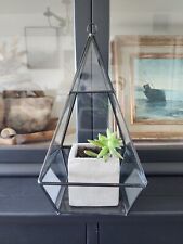 Clear glass geometric for sale  North Port