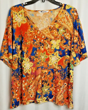 Used,  Nygard Collection Top Blouse V-Neck Comfort & Style Vibrant Women's  for sale  Shipping to South Africa