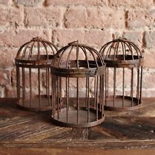 Vintage Metal Hanging Bird Cage - Rustic Candle Holder - Reclaimed Lantern for sale  Shipping to South Africa