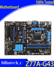 FOR MSI Z77A-G43 Motherboard 1155-Pin Supports I7 2600 3770K DDR3 32GB, used for sale  Shipping to South Africa