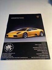 Lamborghini range brochure for sale  NEWCASTLE UPON TYNE