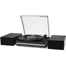 Turntable Record Player Vinyl LP Player External Speakers 3 Speed Wireless AUX for sale  Shipping to South Africa