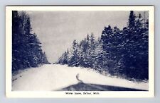 DeTour MI-Michigan, General Greetings, Panoramic Winter Scene, Vintage Postcard for sale  Shipping to South Africa