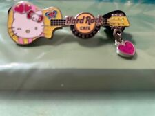 Guitarra Hard Rock Cafe Pin Yokohama Love Serie Hello Kitty Amarilla con Colgante de Corazón segunda mano  Embacar hacia Argentina