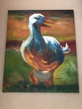 Duck oil canvas for sale  LONDON