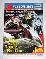 Suzuki issue 2003 for sale  SOUTHAMPTON
