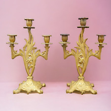 Coppia candelabri art usato  Torino