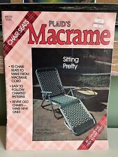 1986 plaid macrame for sale  Wheeling