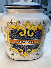Italian biscotti jar for sale  Whitefish