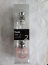 Dunelm Pole Curtain Pole Finials, for 25/28mm Poles, Glass, used for sale  Shipping to South Africa