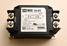 Filtro de linha de energia Cosel NAC-20-472 AC 250V@20A 50/60Hz comprar usado  Enviando para Brazil