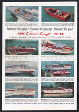 1958 Chris-Craft barco impressão anúncio flecha prata esportista 8 modelos comprar usado  Enviando para Brazil