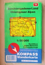 BUSSOLA mappa escursionistica n. 14 Berchtesgadener Land Chiemgauer Alpi con dizionario usato  Spedire a Italy