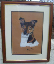 Terrier pastel painting for sale  Shipping to Ireland