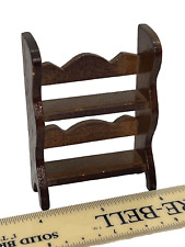Usado, Muebles en miniatura de madera vintage de 1:12 estantes manchados para casa de muñecas segunda mano  Embacar hacia Argentina