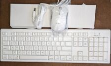 Macally QKEYCOMBO USB Keyboard & Optical USB Mouse Combo for Mac (White/Silver) for sale  Shipping to South Africa