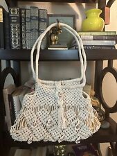 White macrame lined for sale  Cape Coral
