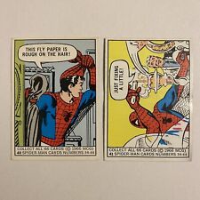 Cartões colecionáveis Donruss Spider-Man nº. 40, 41 Marvel Super Heroes 1966 MCG comprar usado  Enviando para Brazil