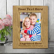 Personalised wooden photo for sale  UK