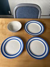 Green cornishware plates for sale  Shipping to Ireland